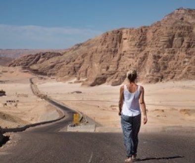woman walking